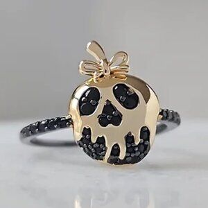 Disney Gold and Black Poison Apple Ring